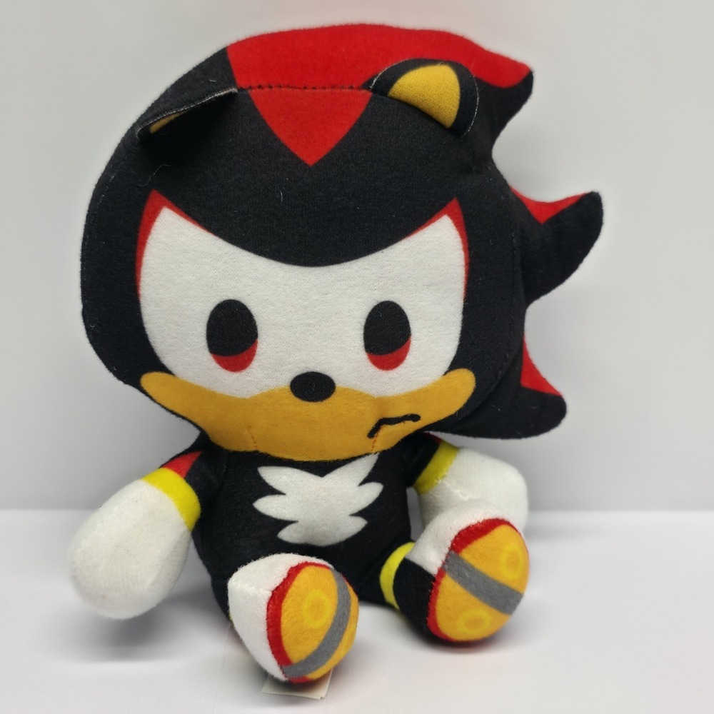 Sonic the Hedgehog 6" Shadow‎ Black Doll Plush Toy Stuffed Animal Sega